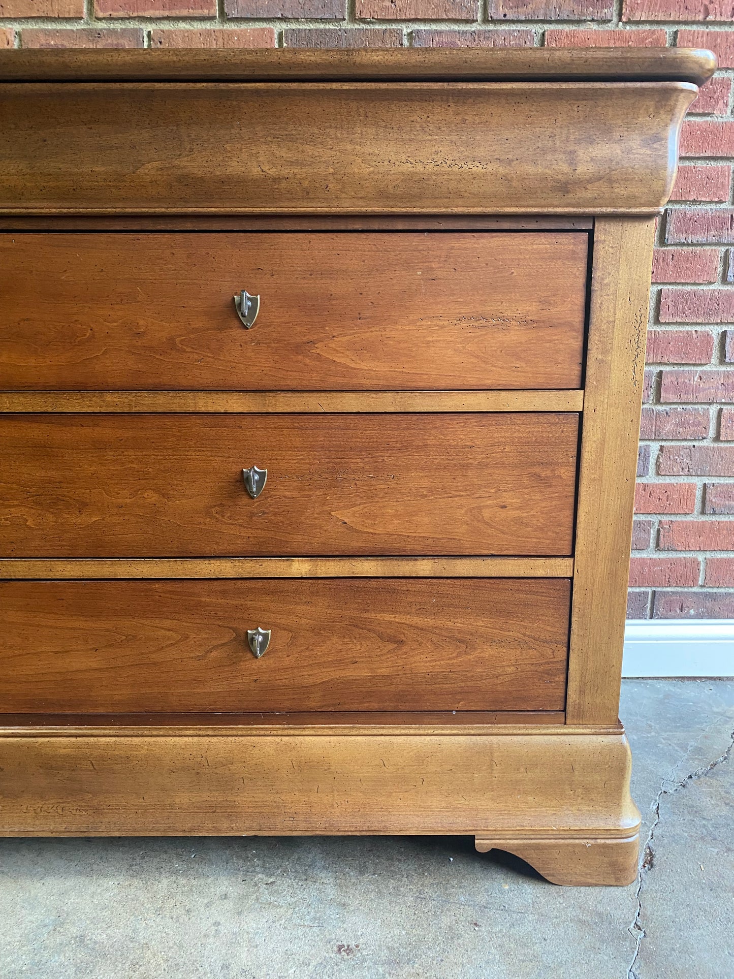 Luxury Bedroom Dresser, Louis Phillippe style by National Mount Airy