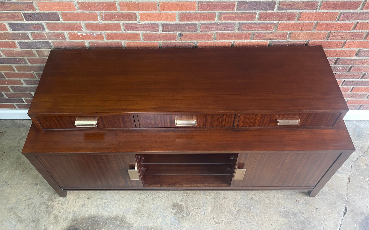 Lexington Walnut Modern Credenza Contemporary Designer Sideboard