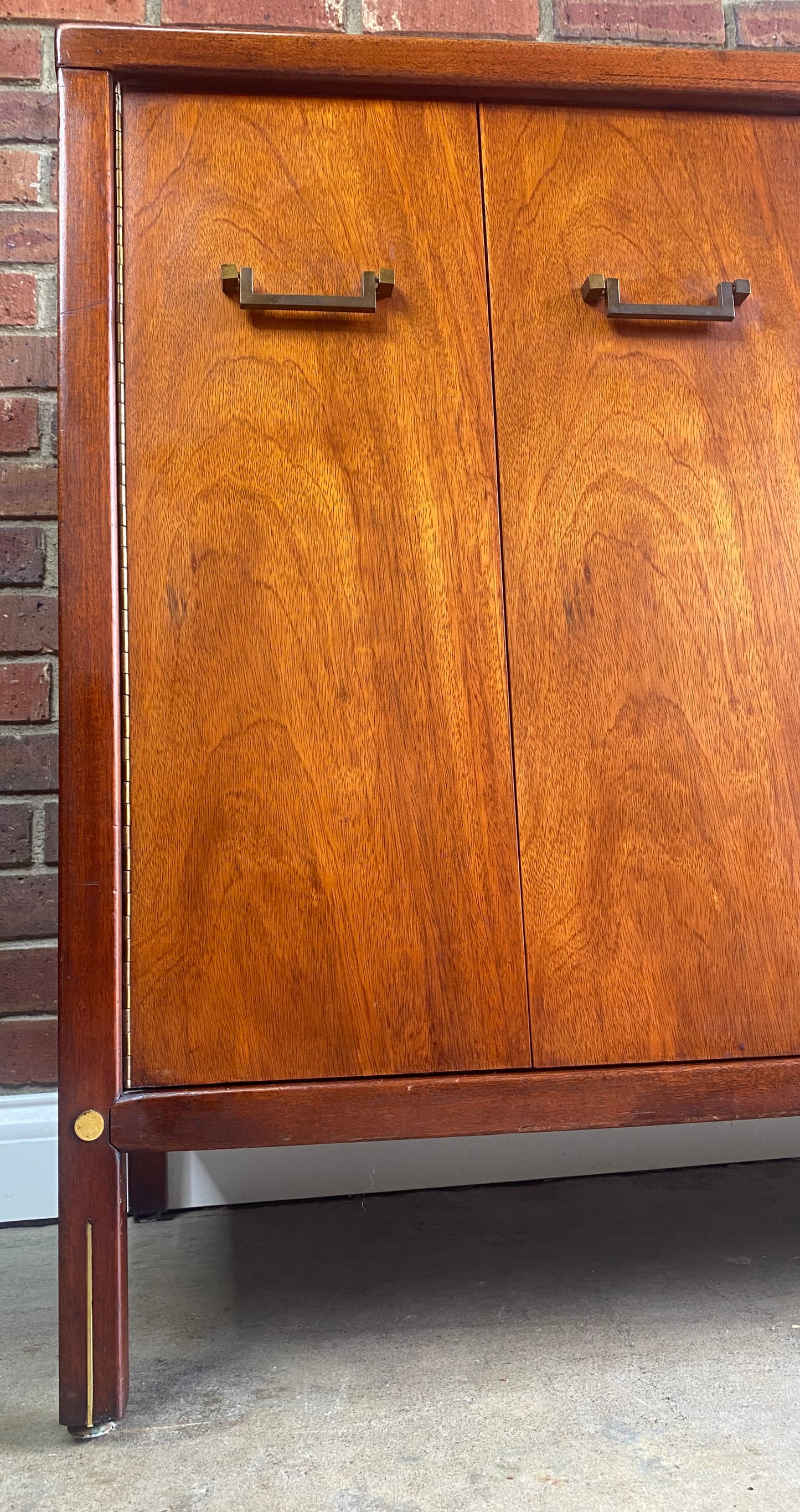 American of Martinsville Walnut credenza