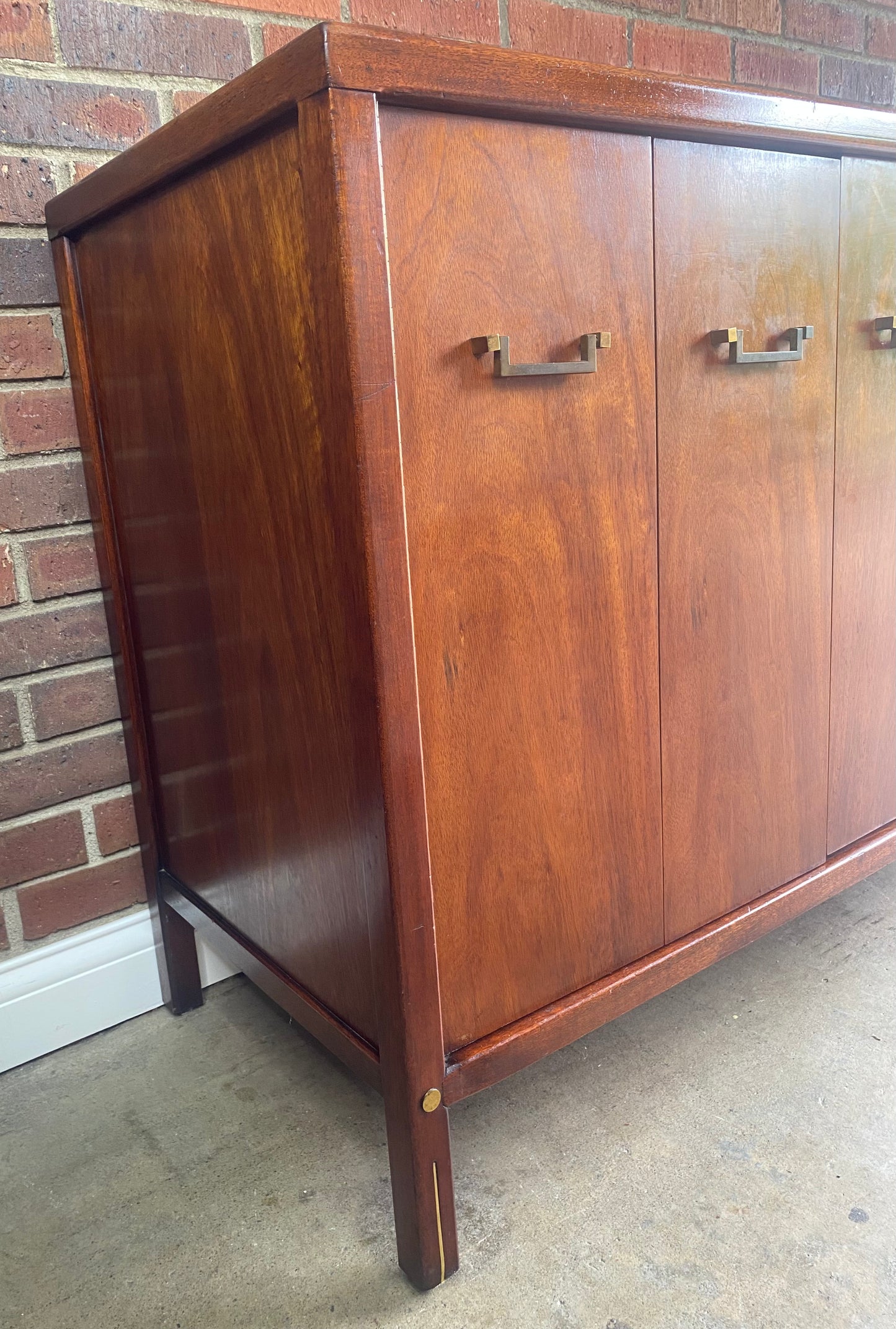 American of Martinsville Walnut credenza