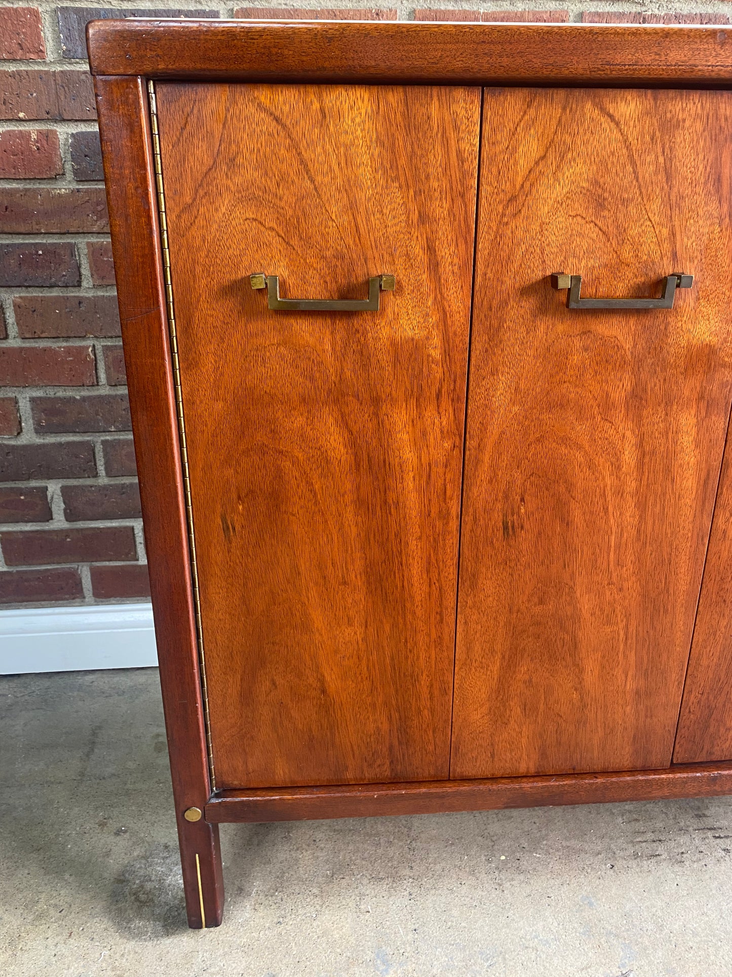 American of Martinsville Walnut credenza