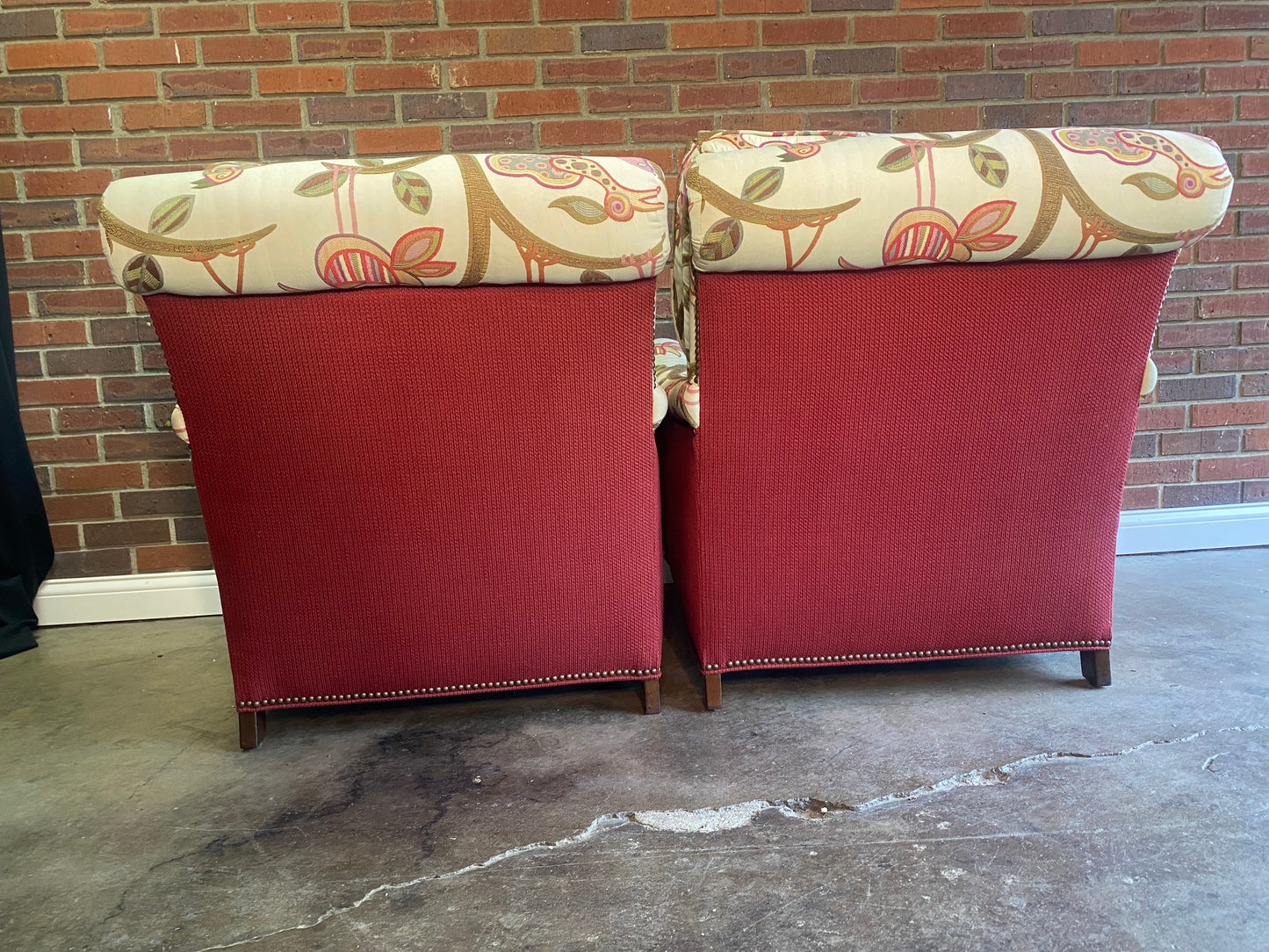 Vanguard  Club Chair Set with Ottoman SOLD!