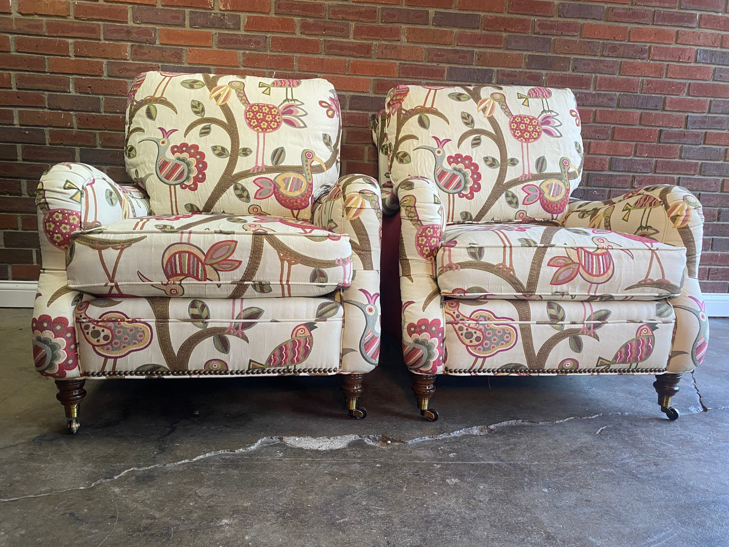 Vanguard  Club Chair Set with Ottoman SOLD!