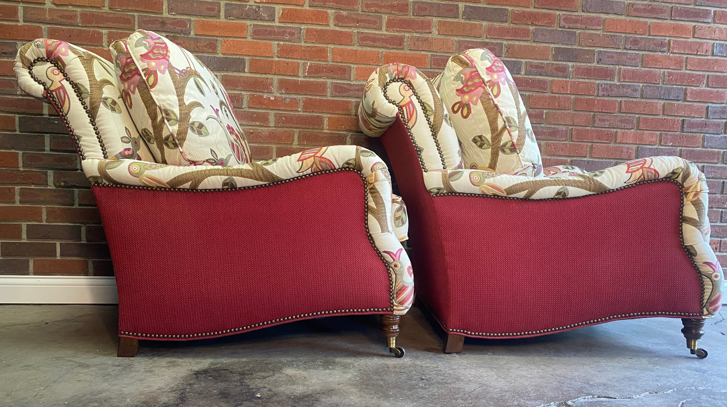 Vanguard  Club Chair Set with Ottoman SOLD!