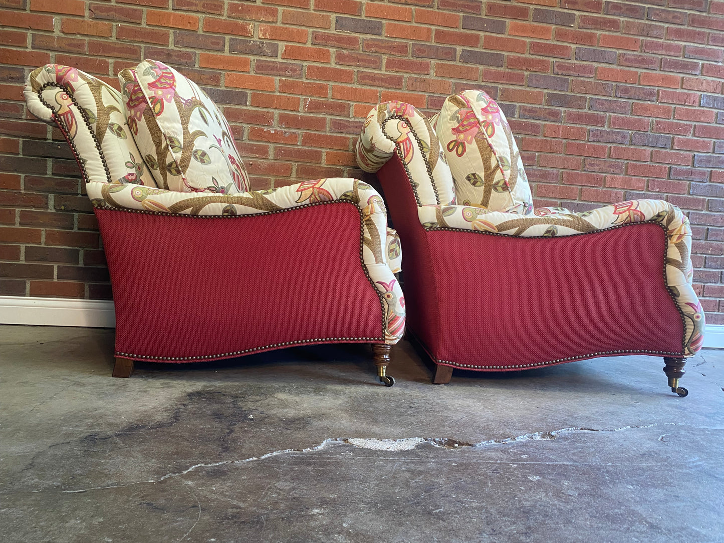 Vanguard  Club Chair Set with Ottoman SOLD!