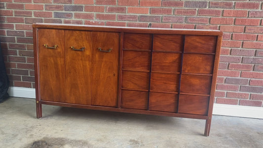 American of Martinsville Walnut credenza